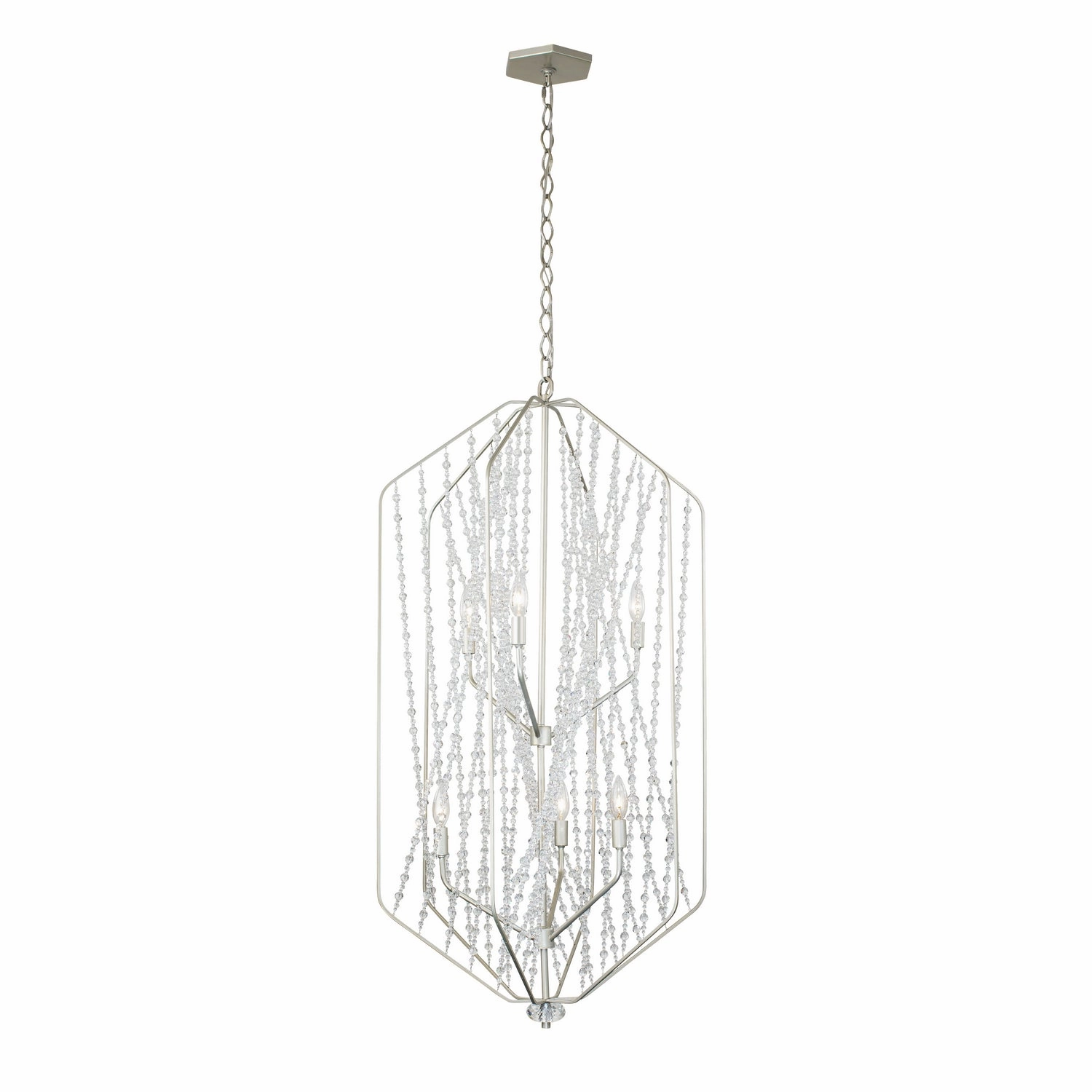 Chelsea Six Light Foyer Pendant Silverado Energy-saving Ceiling Lights store