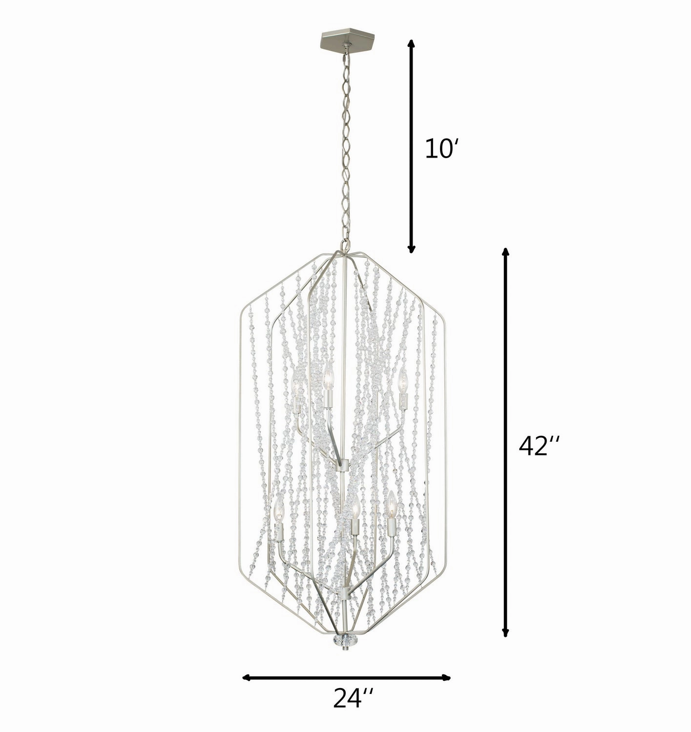 Chelsea Six Light Foyer Pendant Silverado Energy-saving Ceiling Lights store