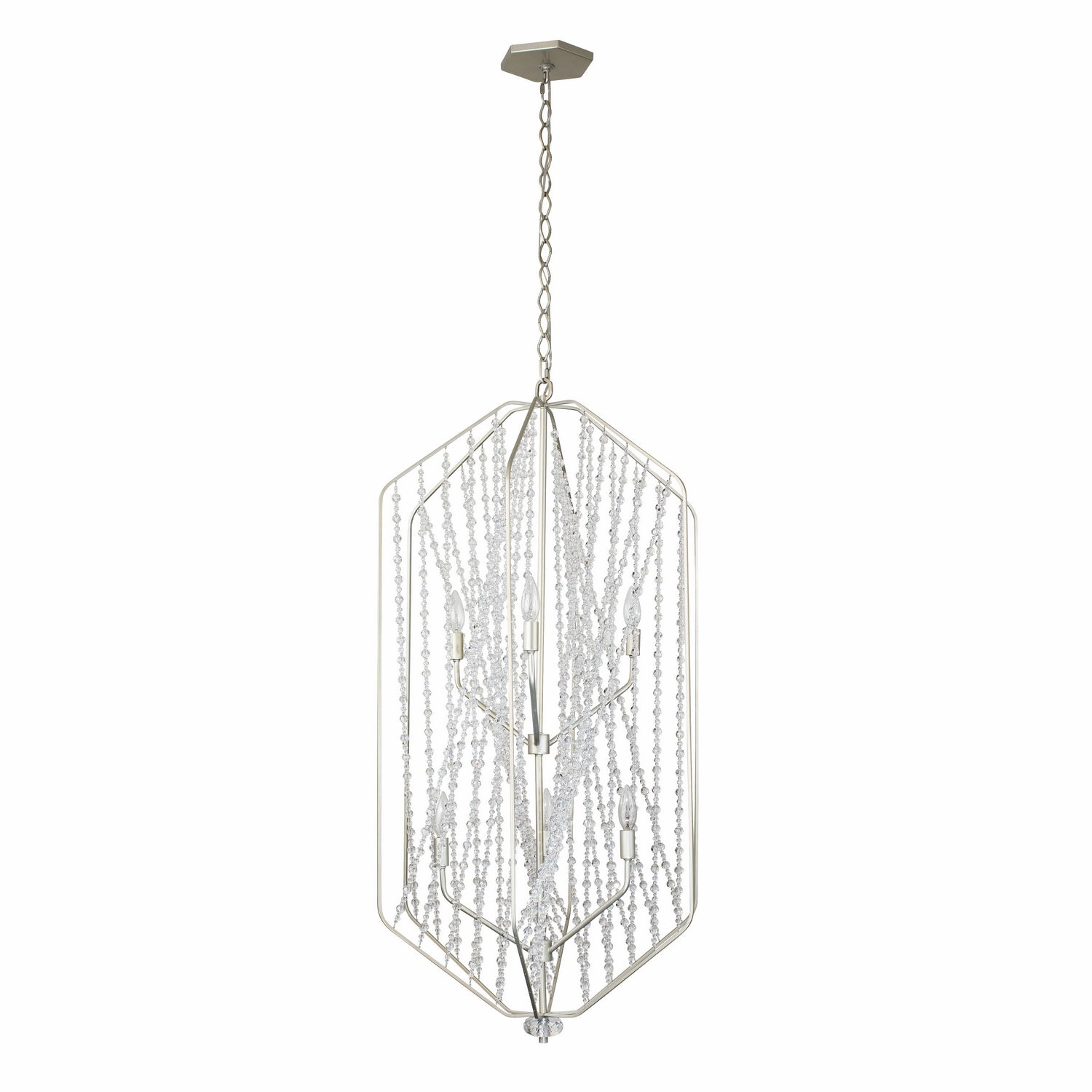 Chelsea Six Light Foyer Pendant Silverado Energy-saving Ceiling Lights store