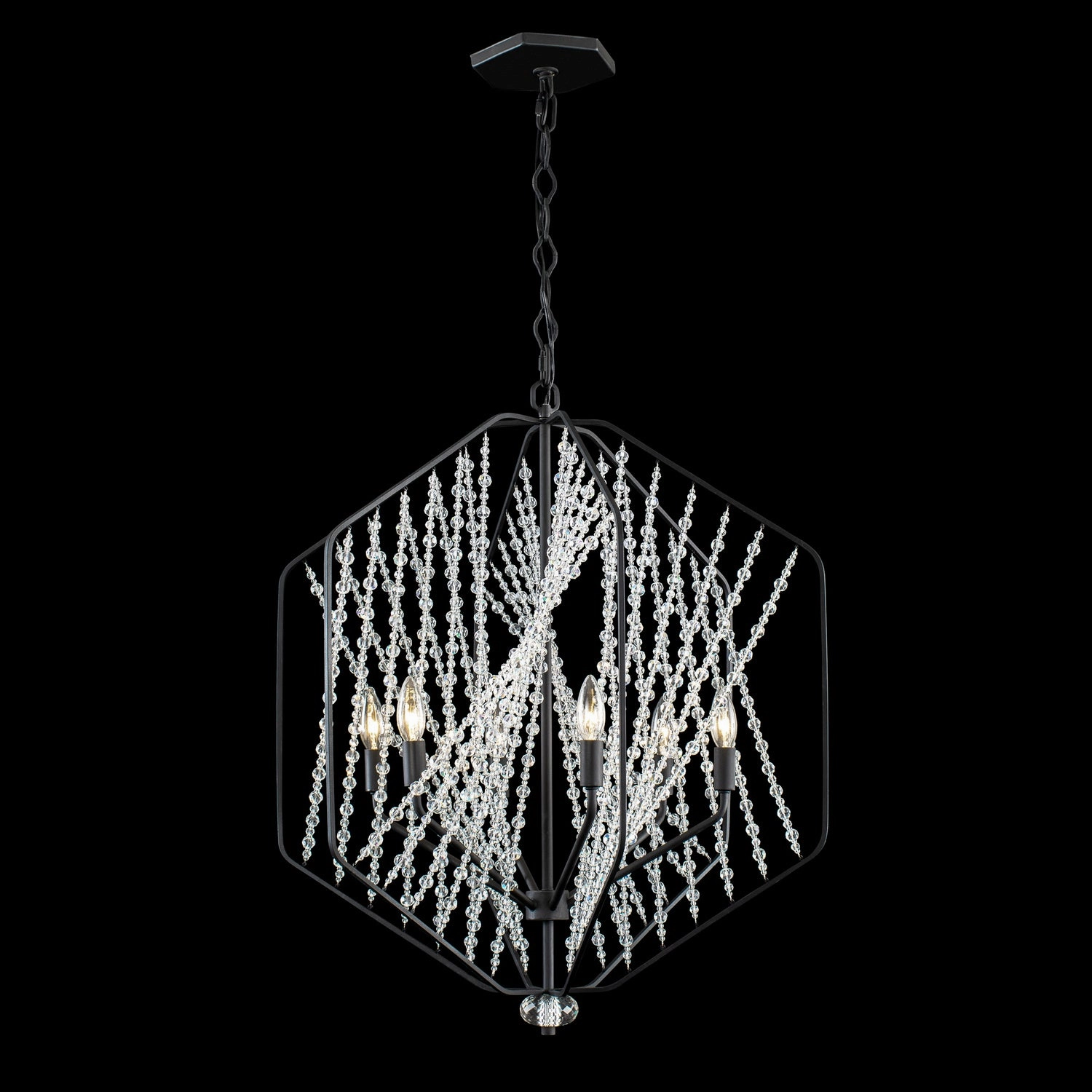 Chelsea Six Light Pendant Carbon Energy-saving Ceiling Lights store