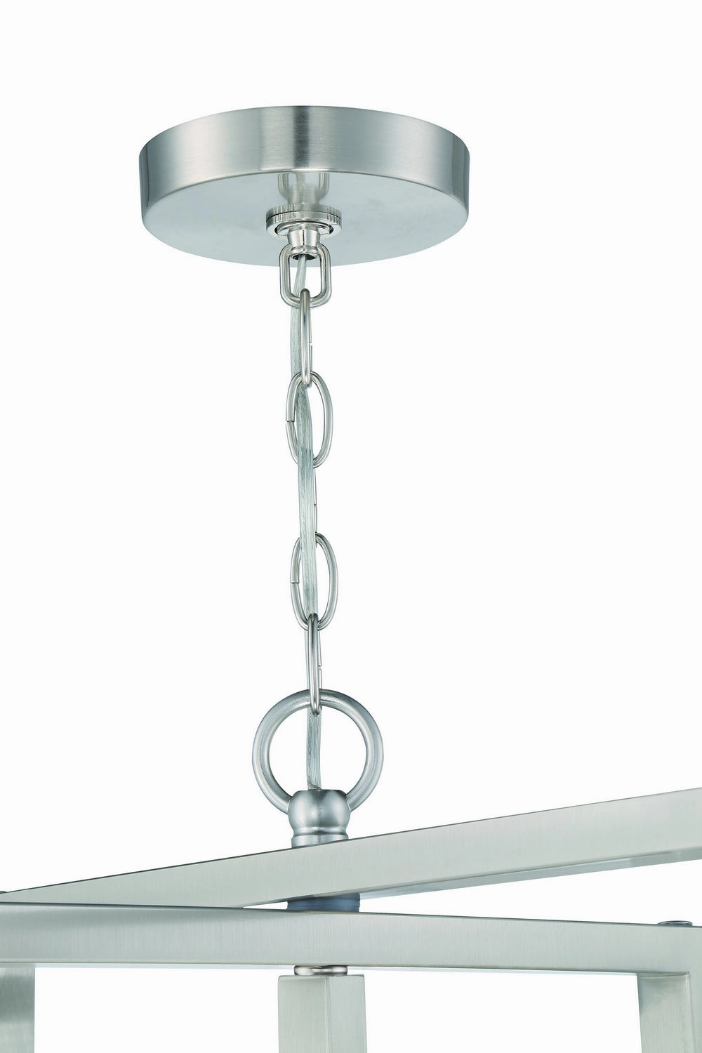 Chicago Four Light Foyer Pendant Brushed Polished Nickel Cheap Ceiling Lights available