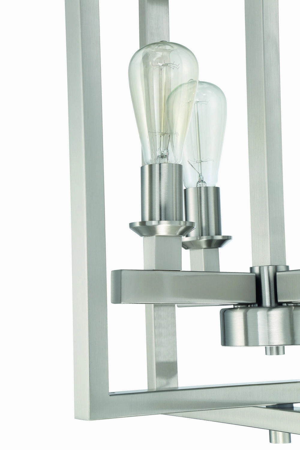 Chicago Four Light Foyer Pendant Brushed Polished Nickel Cheap Ceiling Lights available