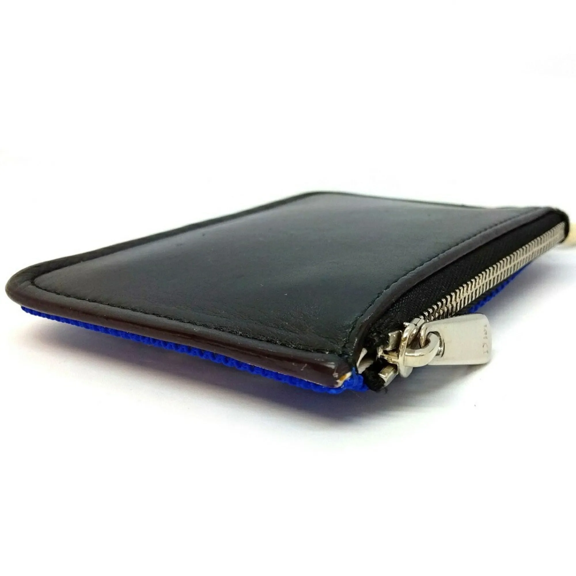 Christian Dior Canvas Leather Coin Purse/Coin Case (Pre-Owned)