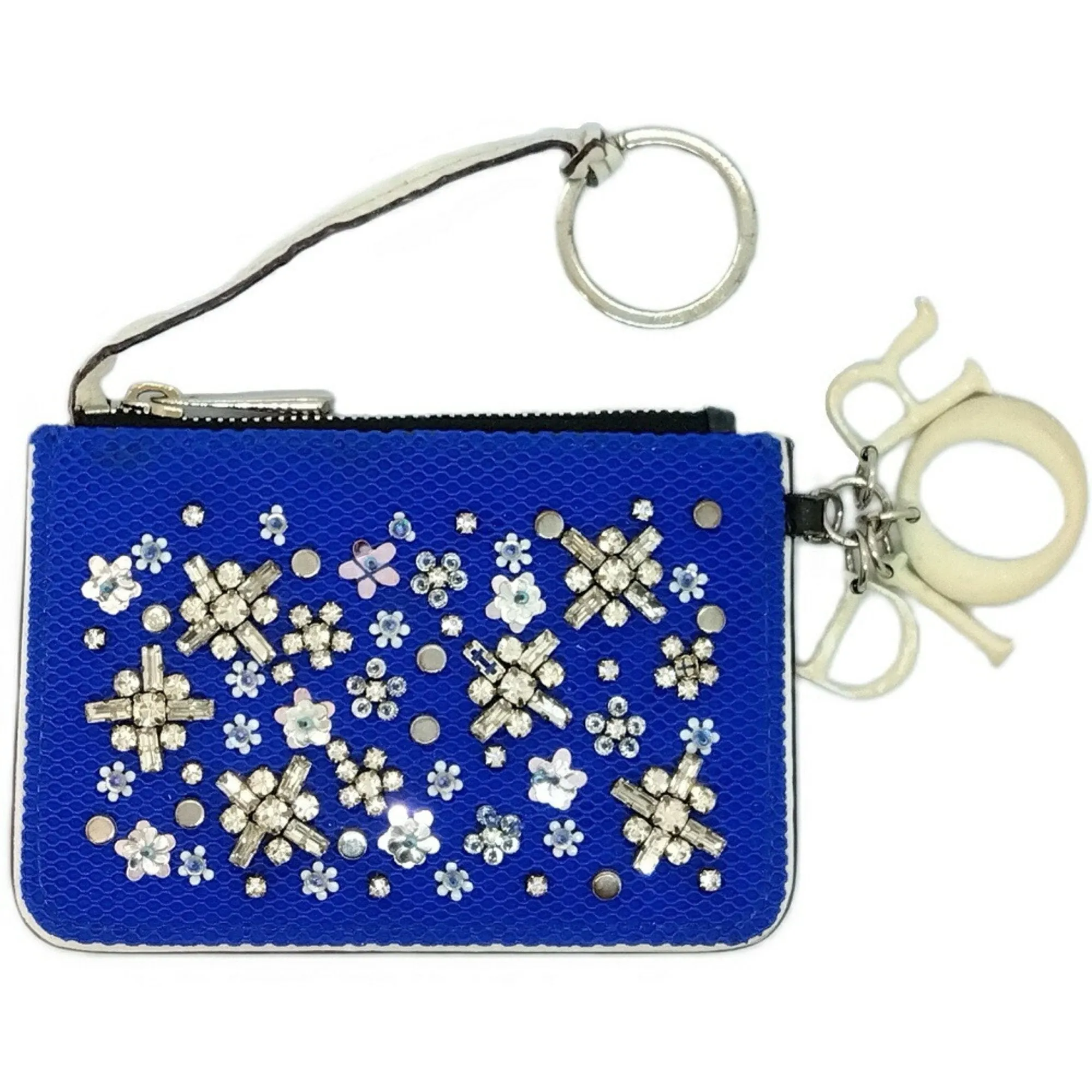 Christian Dior Canvas Leather Coin Purse/Coin Case (Pre-Owned)