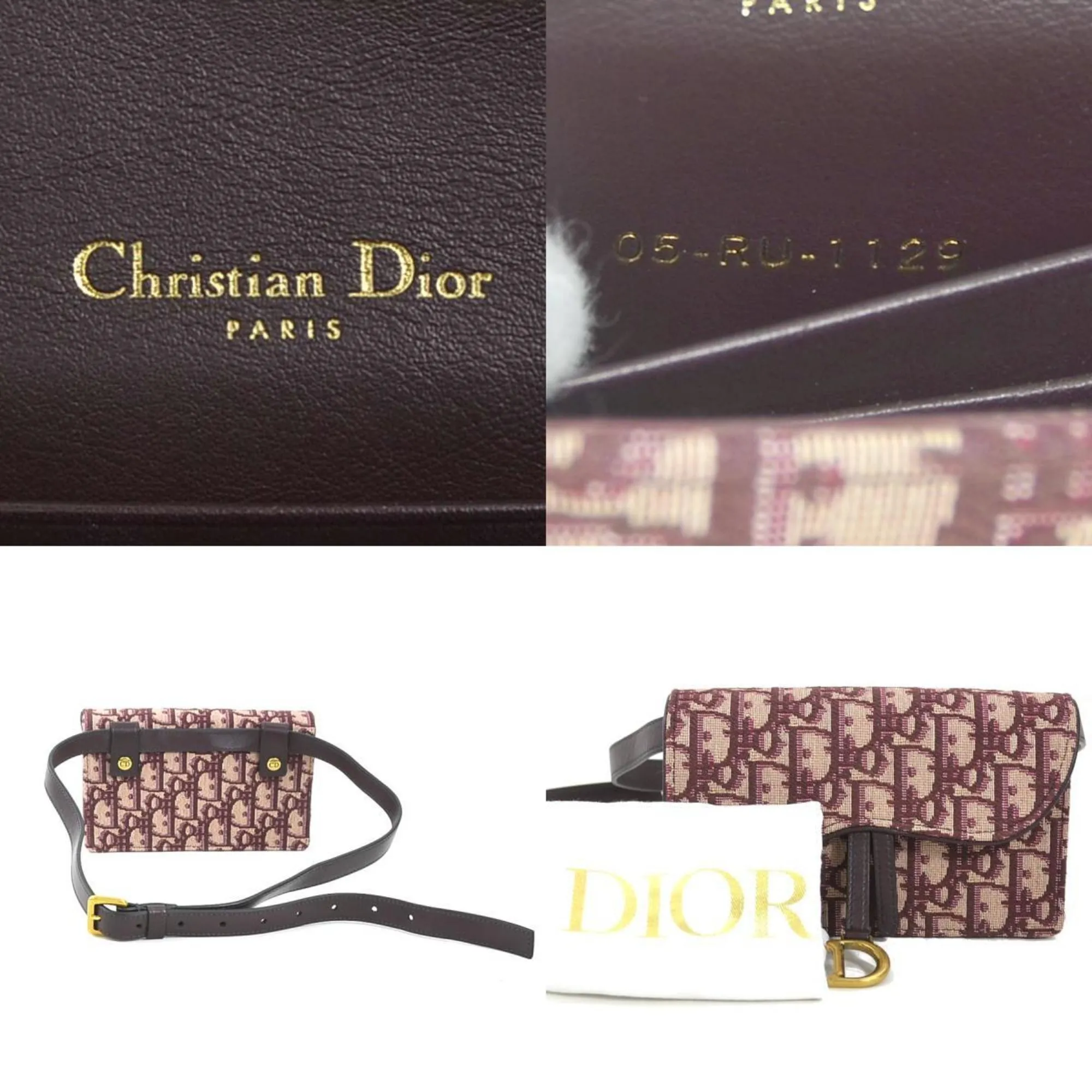 Christian Dior Canvas Leather Fanny Pack (Pre-Owned)