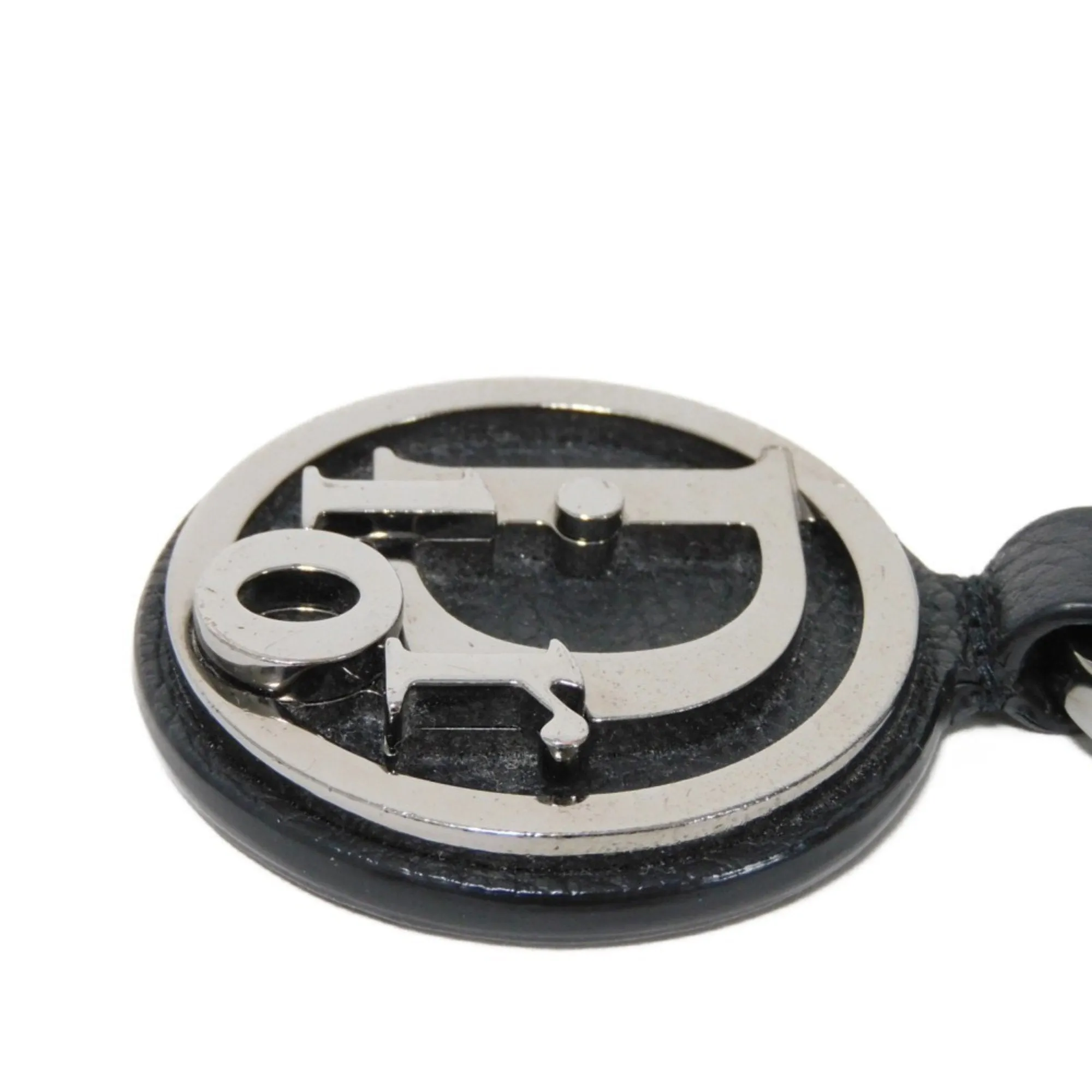 Christian Dior Leather Keyring (Pre-Owned)
