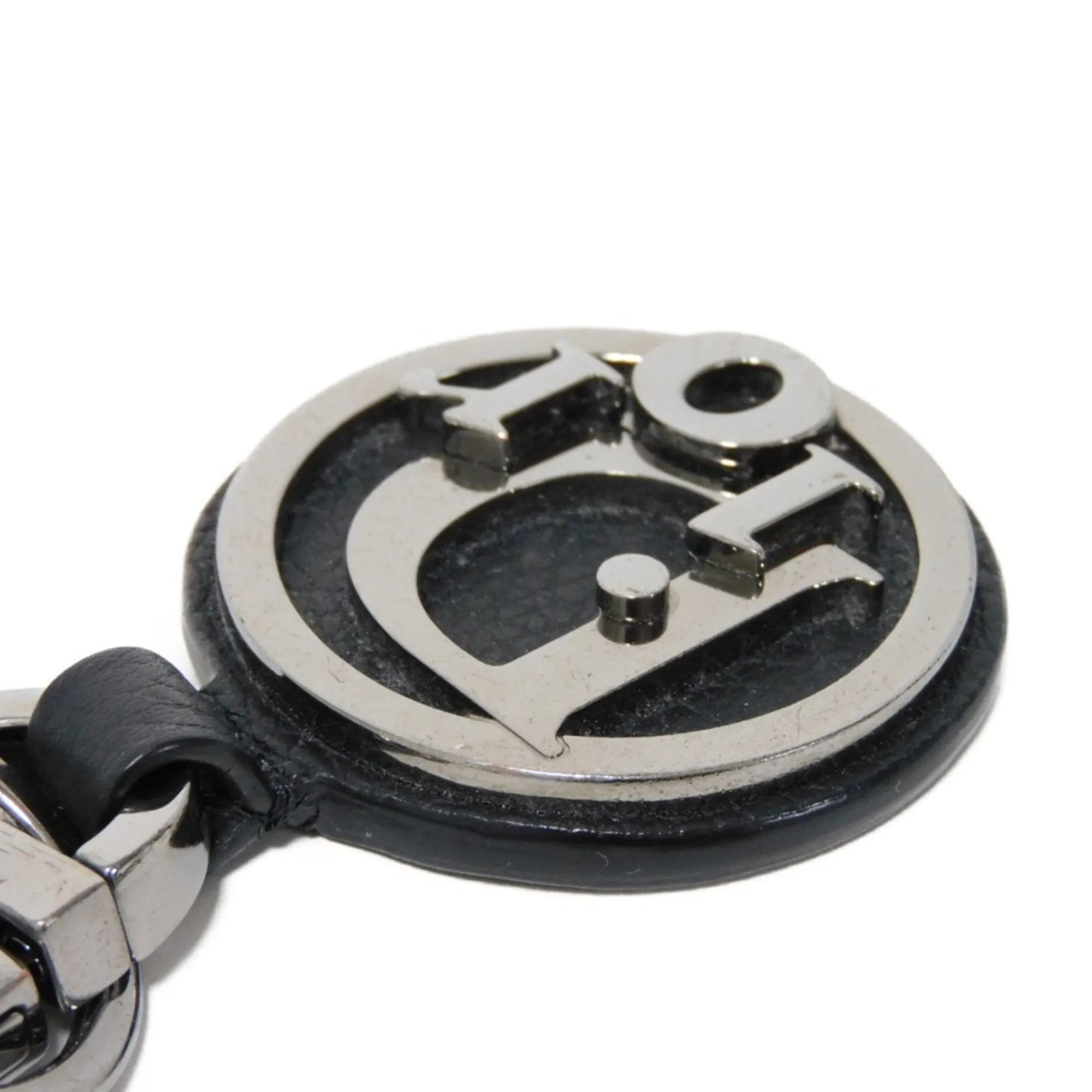 Christian Dior Leather Keyring (Pre-Owned)