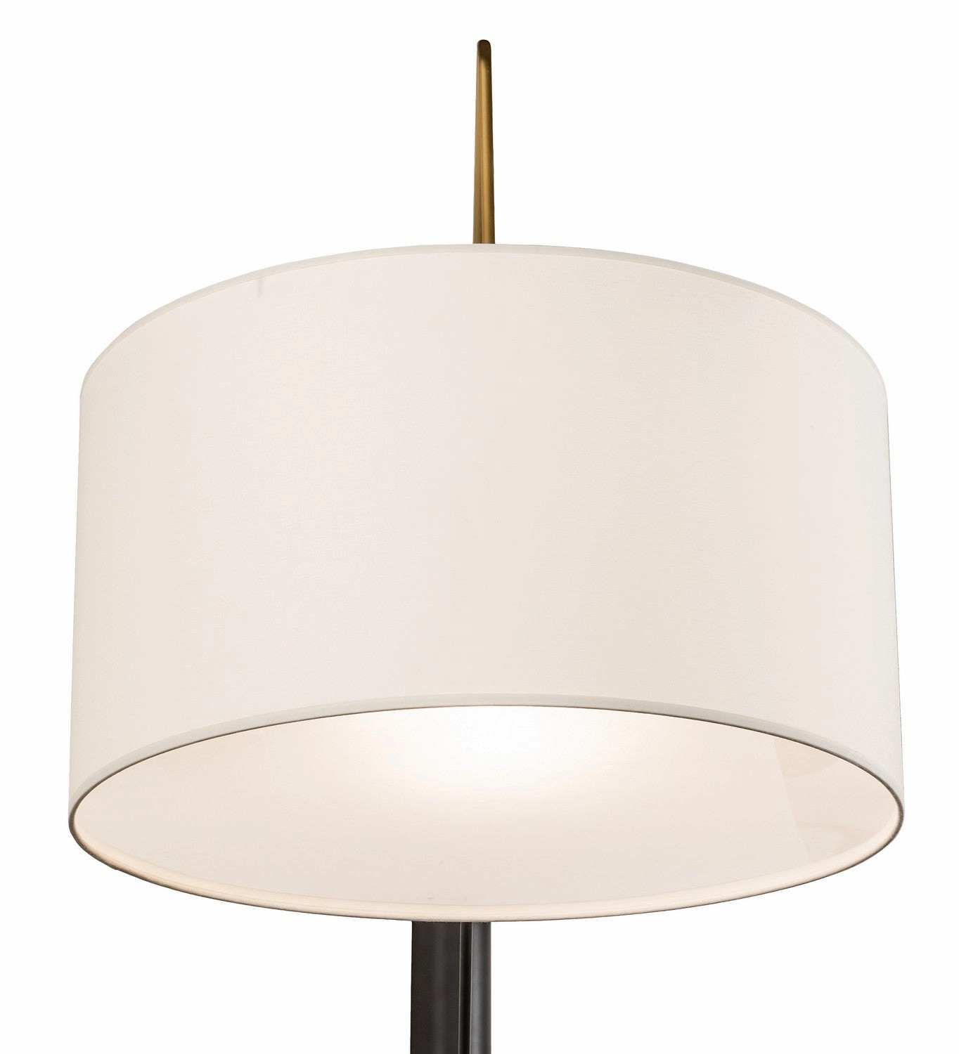 Cilindro One Light Wall Sconce Solar Black/Brass Budget Wall Lights now available