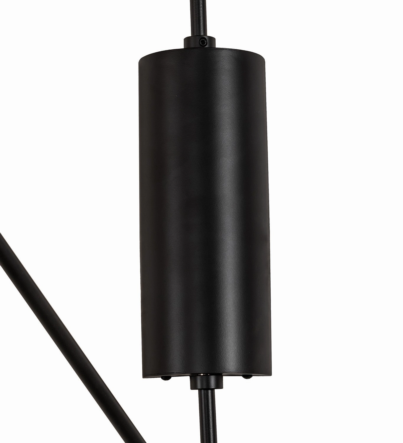 Cilindro One Light Wall Sconce Solar Black/Brass Budget Wall Lights now available