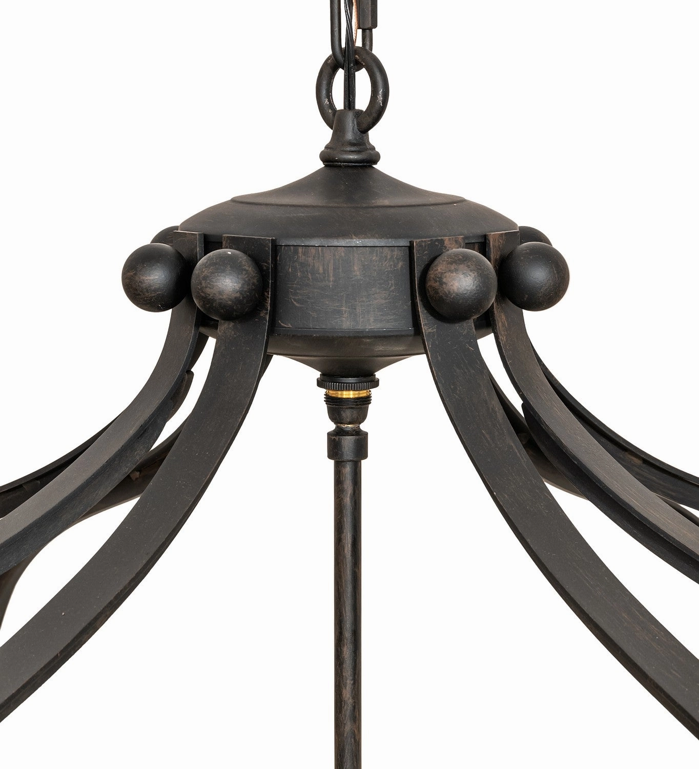 Citadel 12 Light Pendant Blackened Steel Designer Ceiling Lights for less