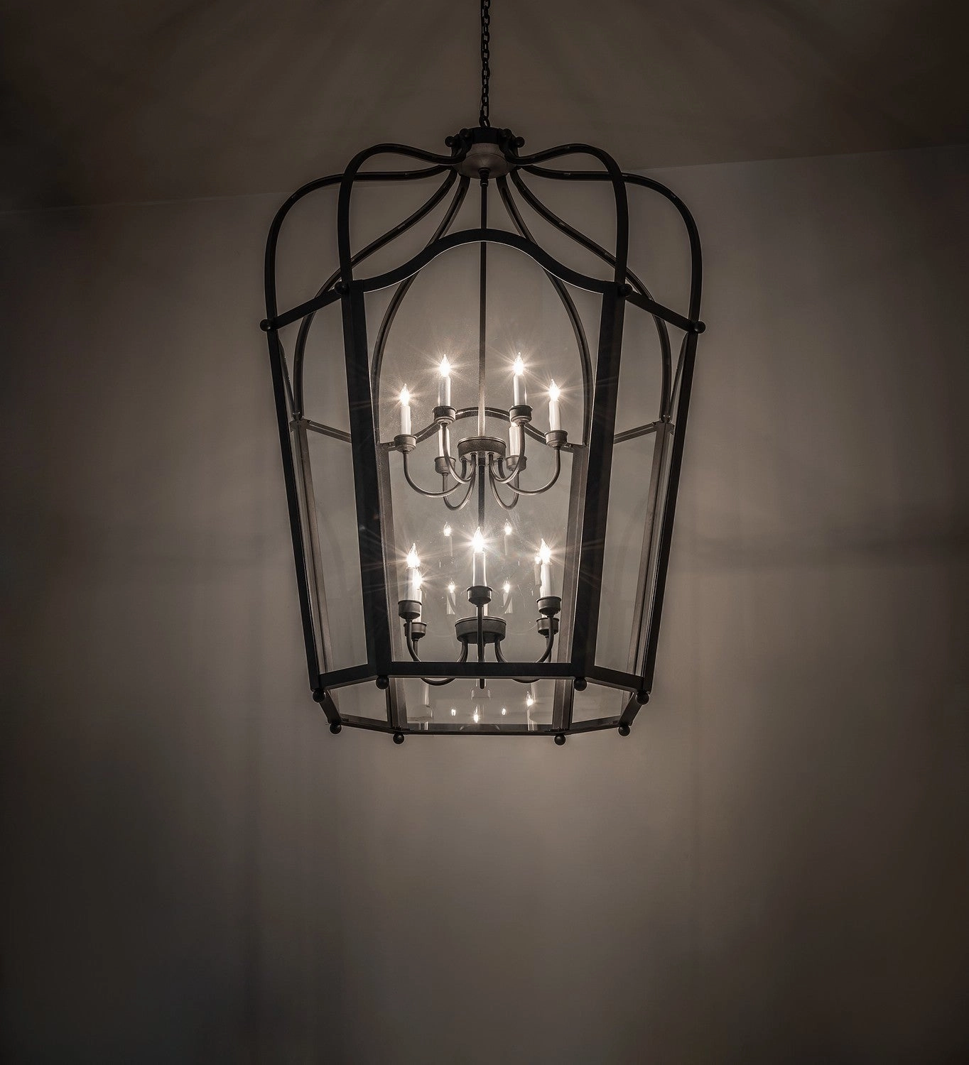 Citadel 12 Light Pendant Old Wrought Iron Designer Ceiling Lights for less