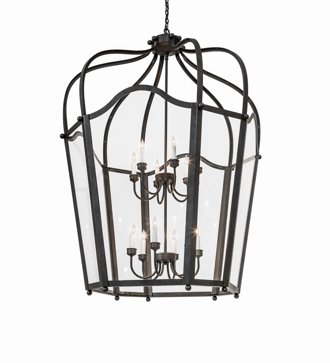 Citadel 12 Light Pendant Old Wrought Iron Ceiling Lights Lighting outlet store