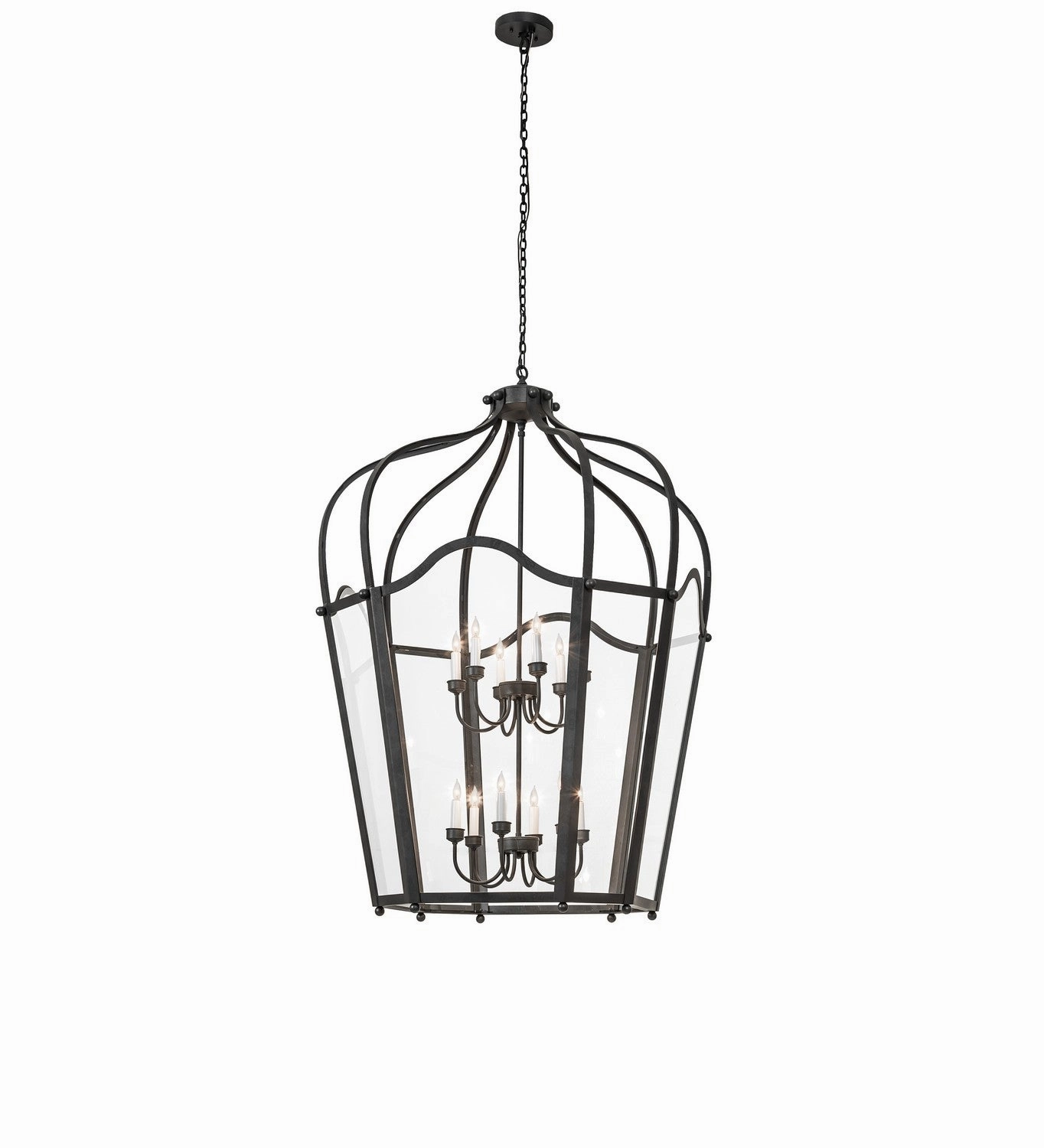 Citadel 12 Light Pendant Old Wrought Iron Designer Ceiling Lights for less