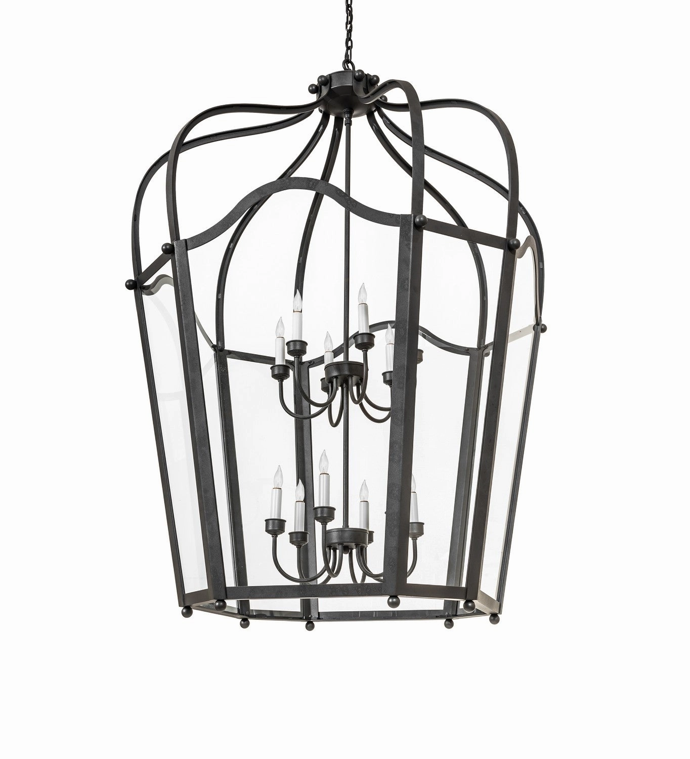 Citadel 12 Light Pendant Old Wrought Iron Designer Ceiling Lights for less