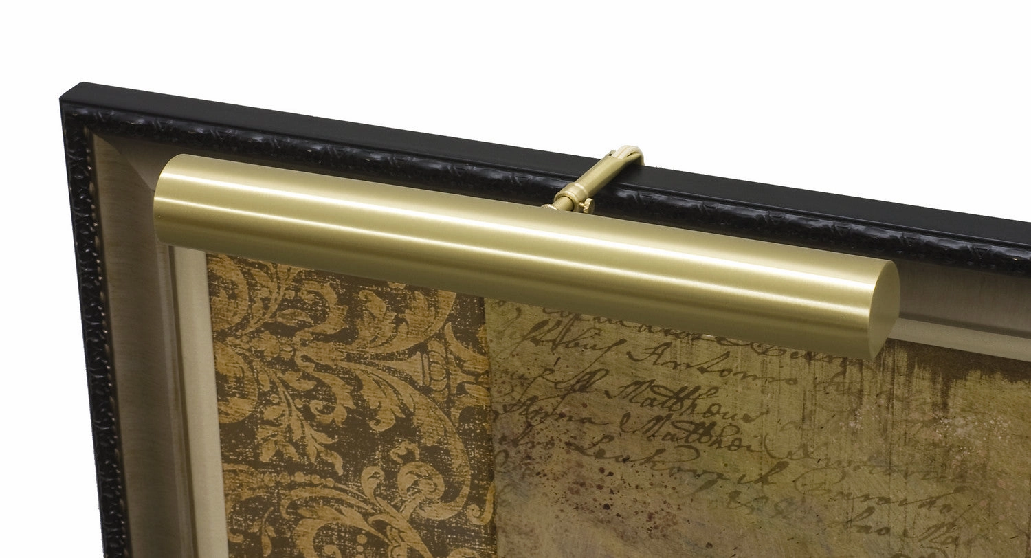 Classic Contemporary Two Light Picture Light Satin Brass Contemporary Wall Lights outlet