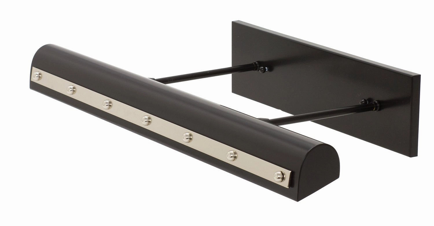 Classic Traditional LED Picture Light Black with Polished Nickel Accents Wall Lights cheap shop