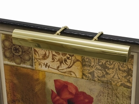 Classic Traditional Three Light Picture Light Polished Brass Wall Lights cheap shop