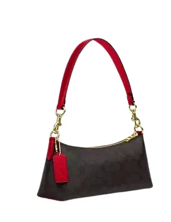 Coach Charlotte Shoulder Bag In Signature Canvas