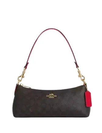 Coach Charlotte Shoulder Bag In Signature Canvas
