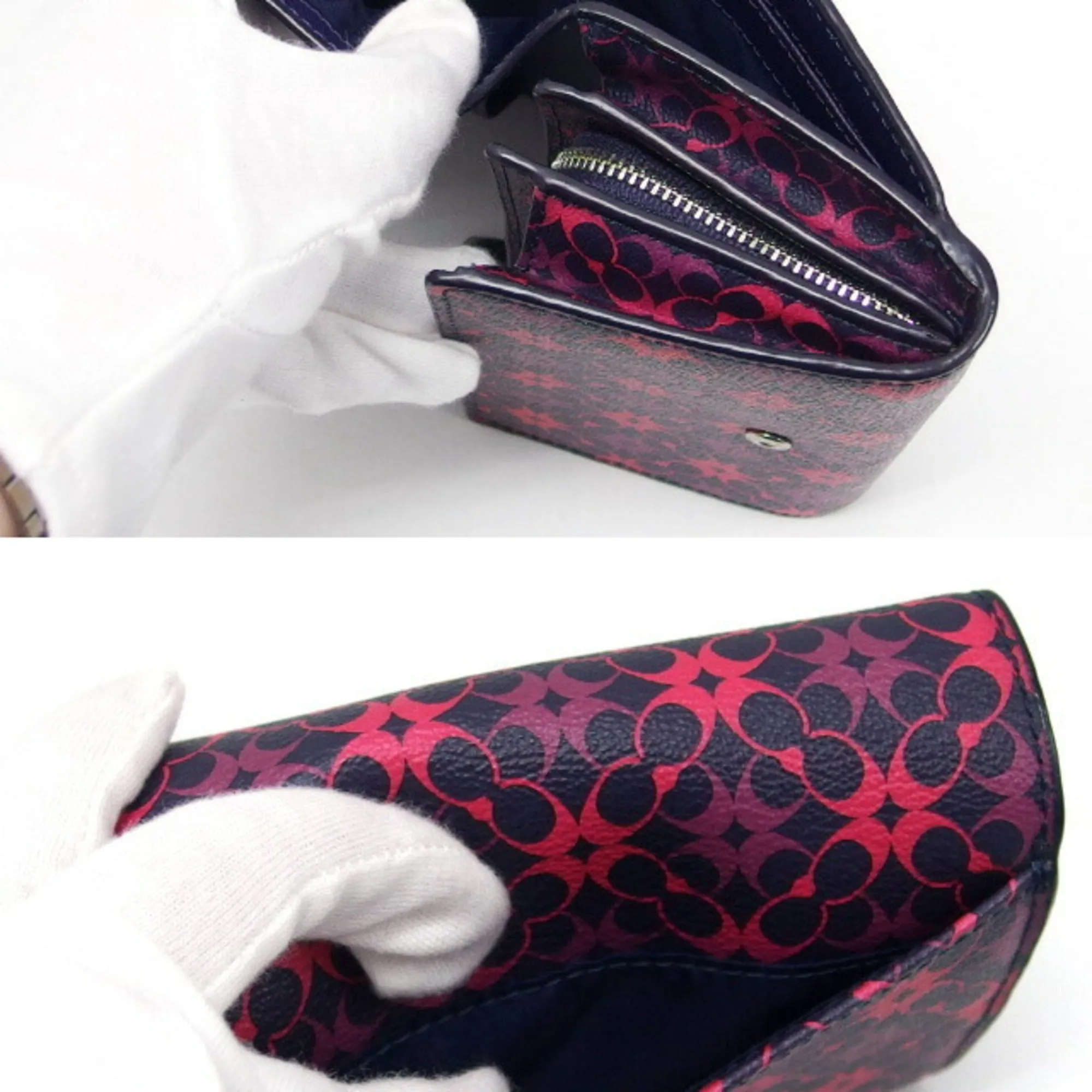 Coach   Coated Canvas Coin Purse/Coin Case (Pre-Owned)