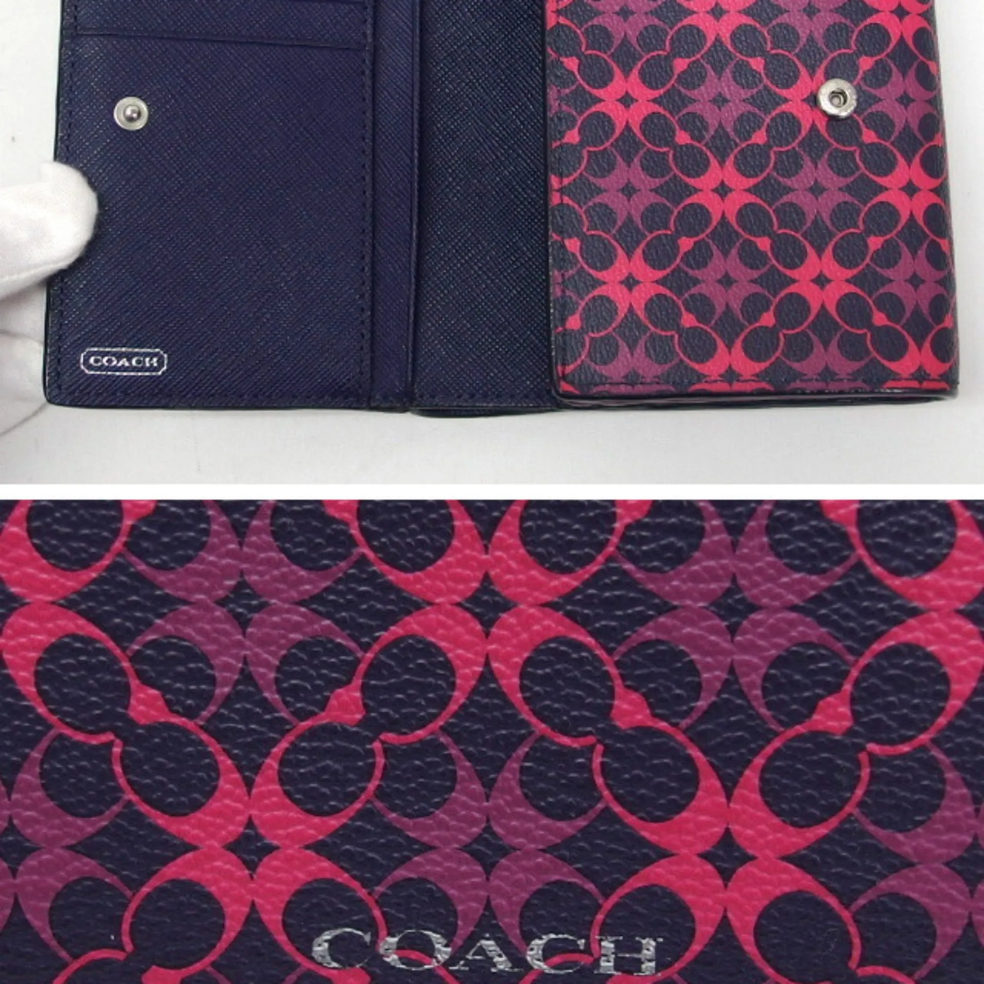 Coach   Coated Canvas Coin Purse/Coin Case (Pre-Owned)