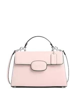 Coach Eliza Top Handle With Leather Covered Closure