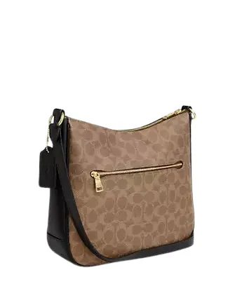 Coach Ellie File Bag In Signature Canvas