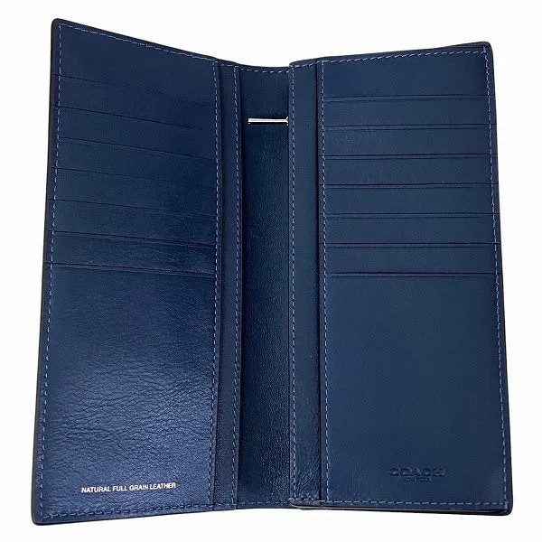 Coach Grain Leather Breast Pocket Wallet