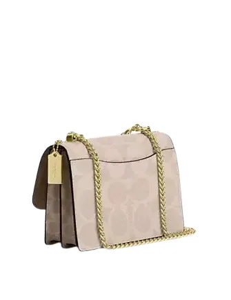 Coach Klare Crossbody Bag In Blocked Signature Canvas