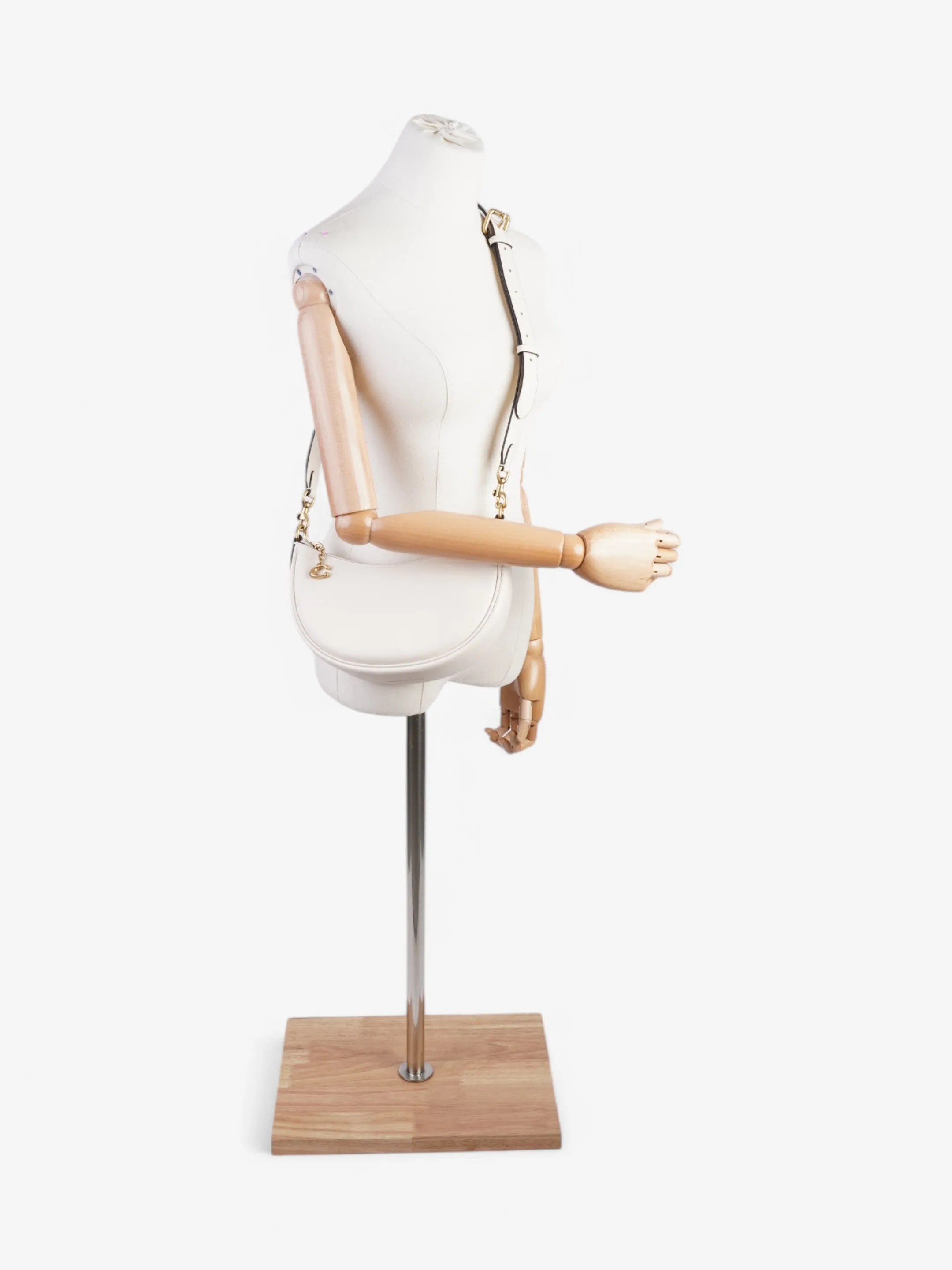 Coach Mira Shoulder Bag Cream Leather
