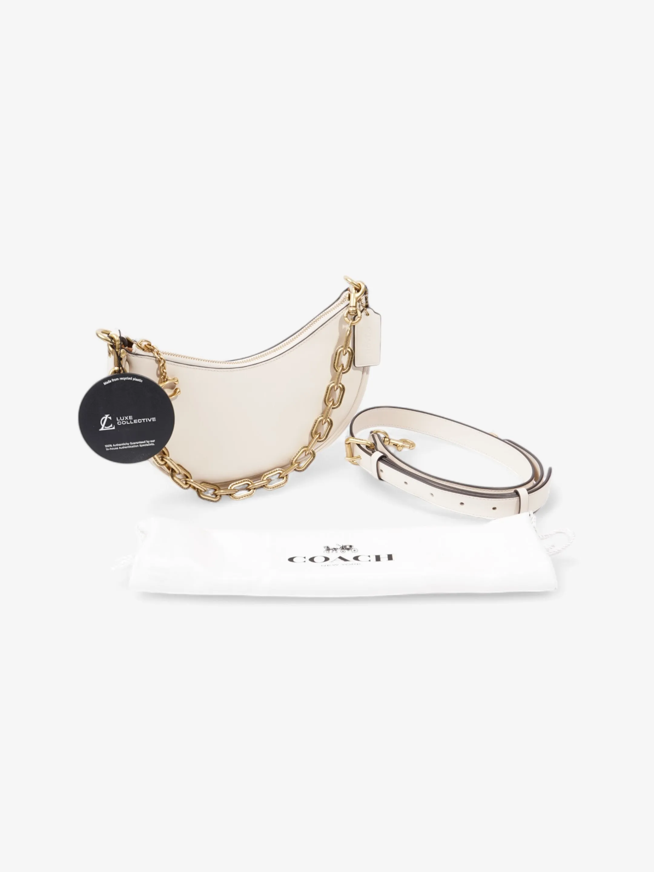 Coach Mira Shoulder Bag Cream Leather