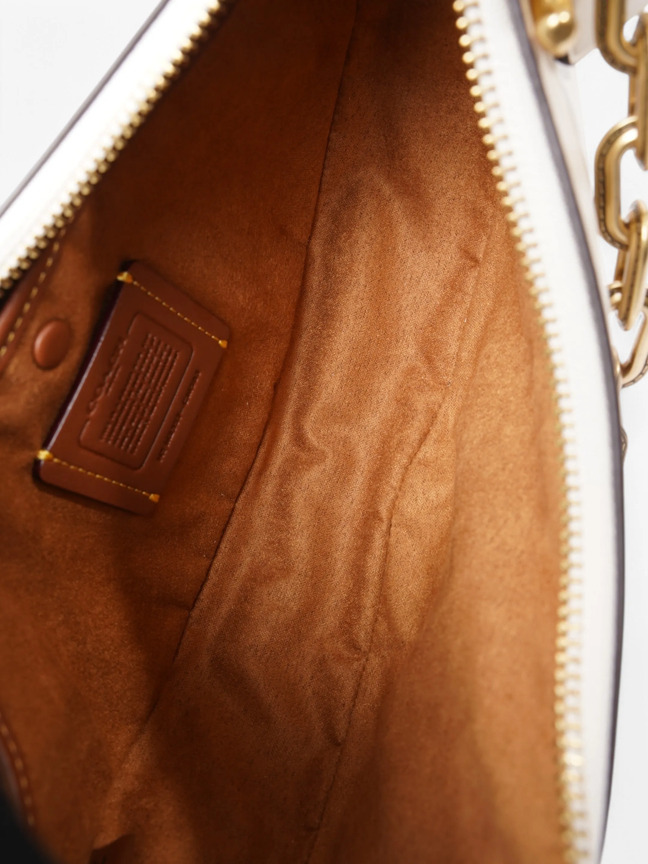 Coach Mira Shoulder Bag Cream Leather