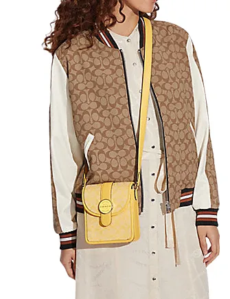 Coach North South Lonnie Crossbody In Signature Jacquard