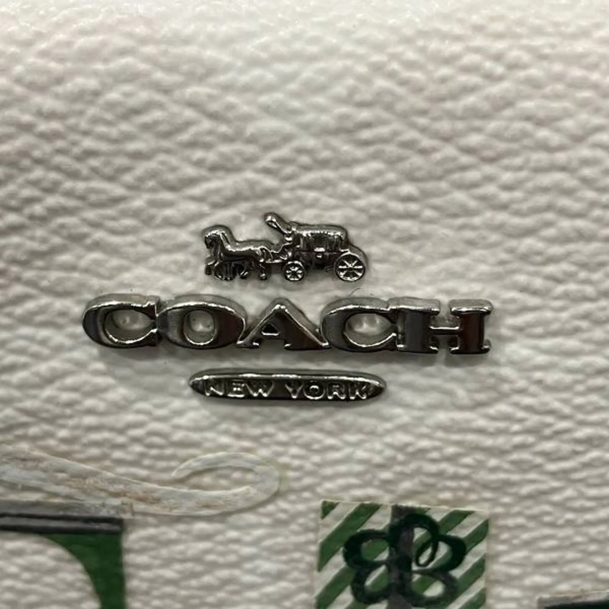 Coach Pvc Leather Pouch (Pre-Owned)