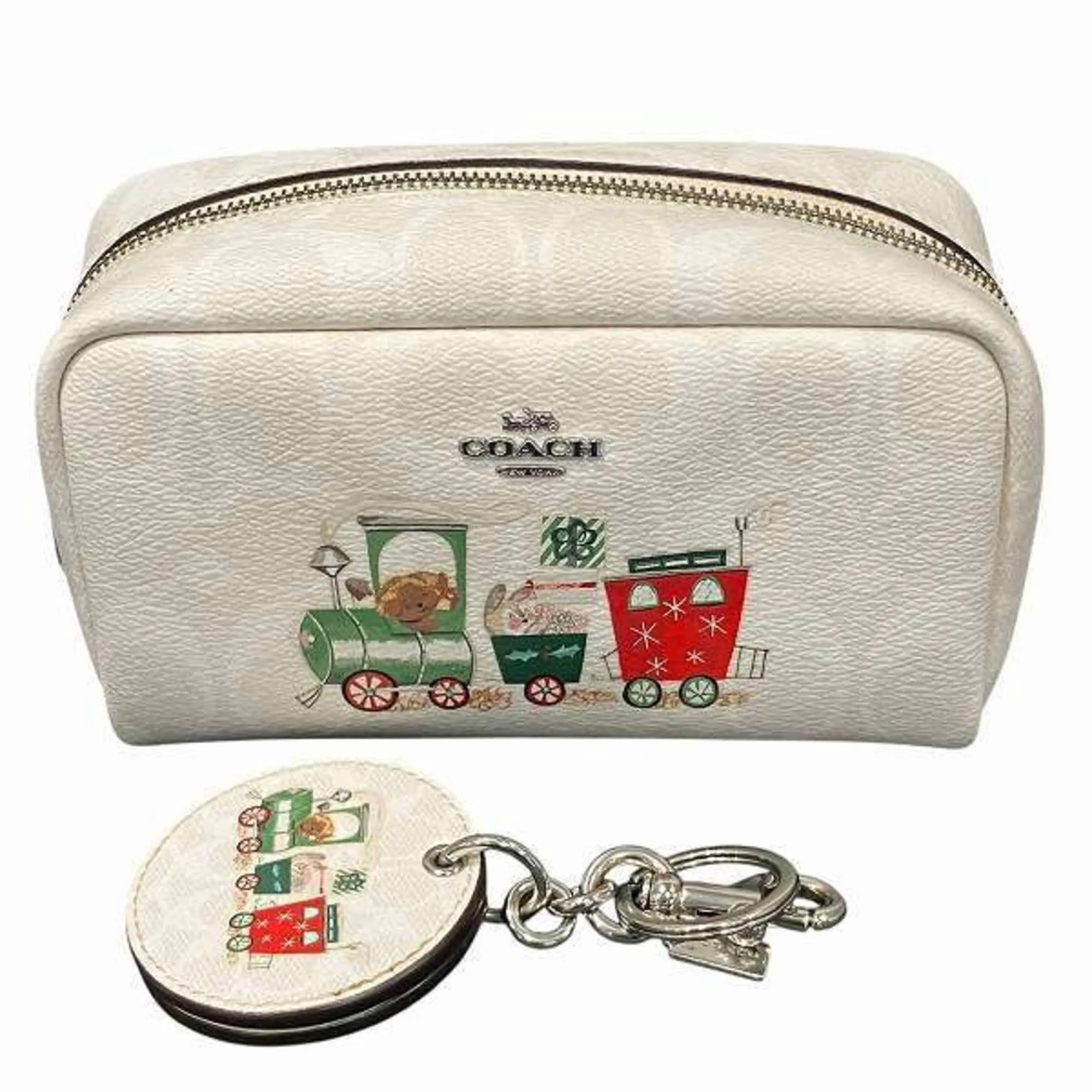 Coach Pvc Leather Pouch (Pre-Owned)