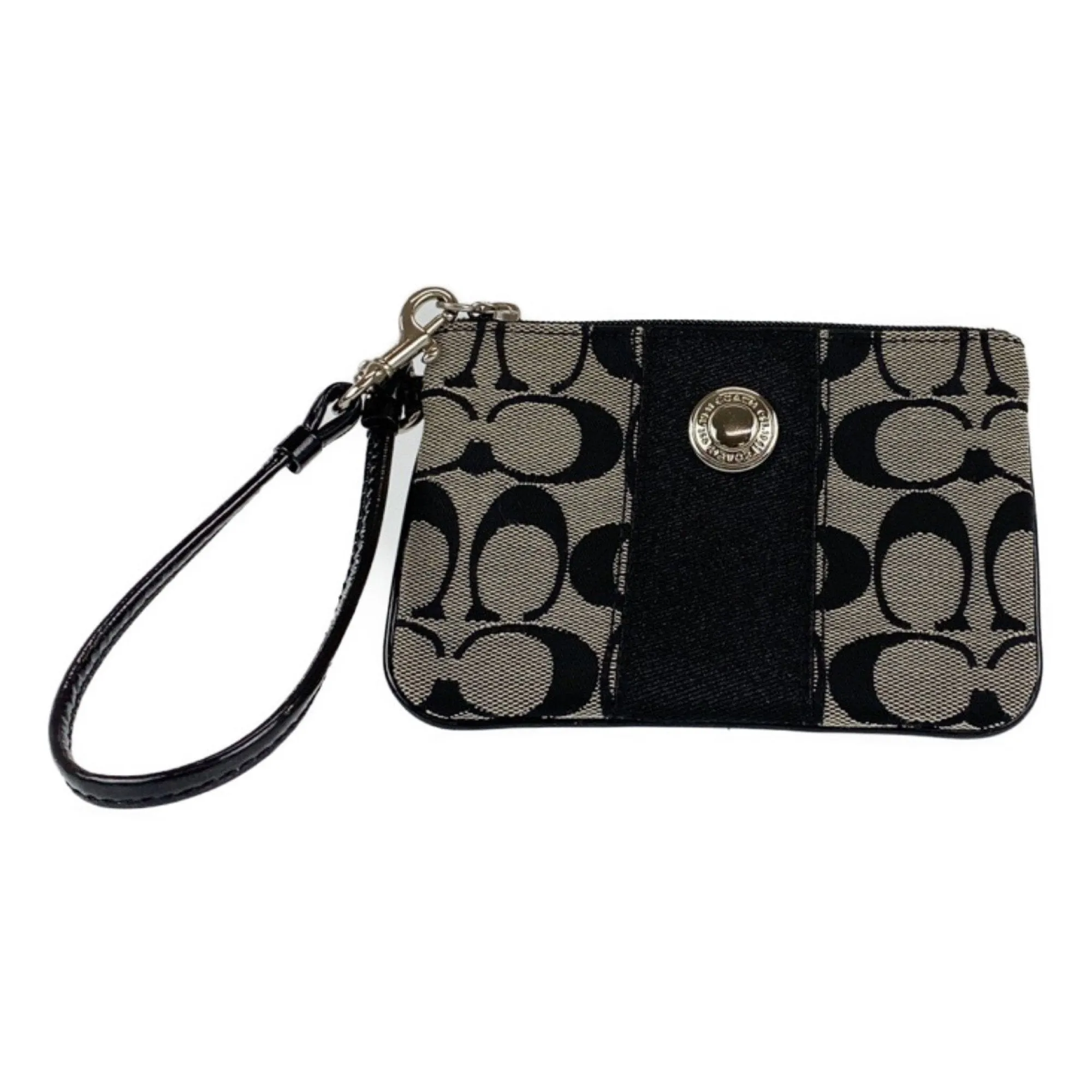 Coach Signature Canvas Pouch (Pre-Owned)