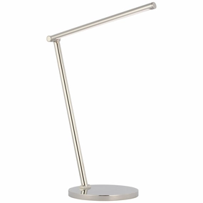 Cona LED Desk Lamp Polished Nickel Desk Lamps Lighting sale online