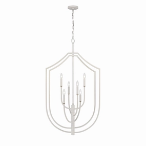Continuance Six Light Pendant White Coral Ceiling Lights Lighting cheap deals