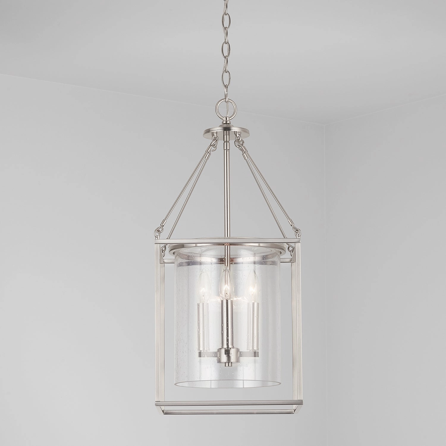Cooper Four Light Pendant Brushed Nickel Ceiling Light Fixtures on sale