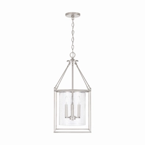 Cooper Four Light Pendant Brushed Nickel Ceiling Lights Lighting free shipping
