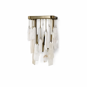 Cordelia Three Light Wall Sconce Antique Brass Elegant Wall Lights clearance