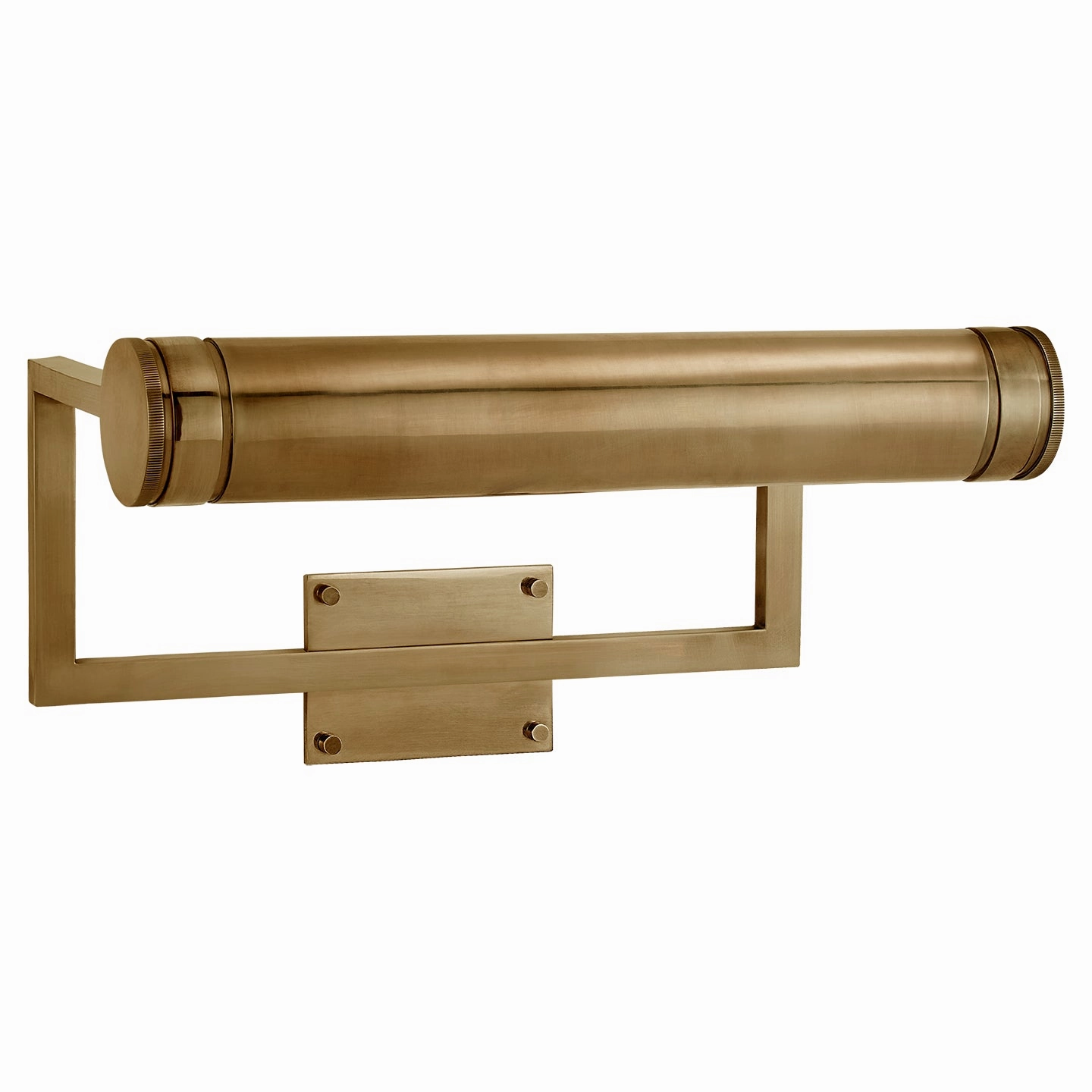 Cosmopolitan Two Light Picture Light Hand-Rubbed Antique Brass Wall Lights for patio sale