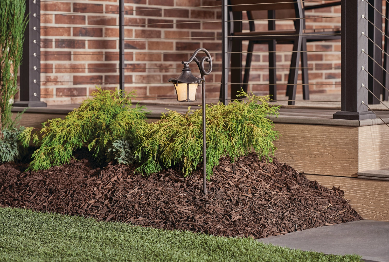Cotswold One Light Path & Spread Aged Bronze Outdoor Path Lights special offer