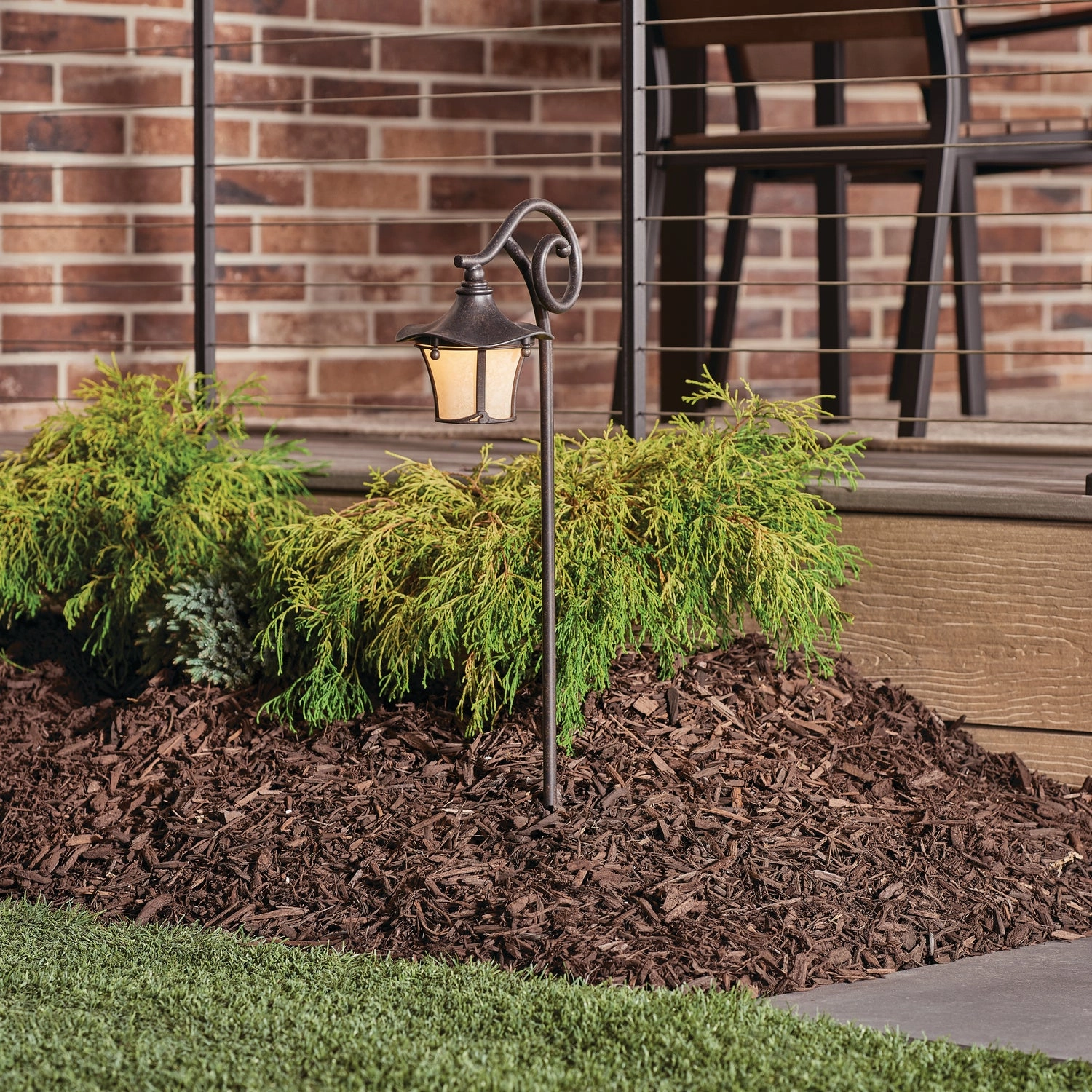 Cotswold One Light Path & Spread Aged Bronze Outdoor Path Lights special offer
