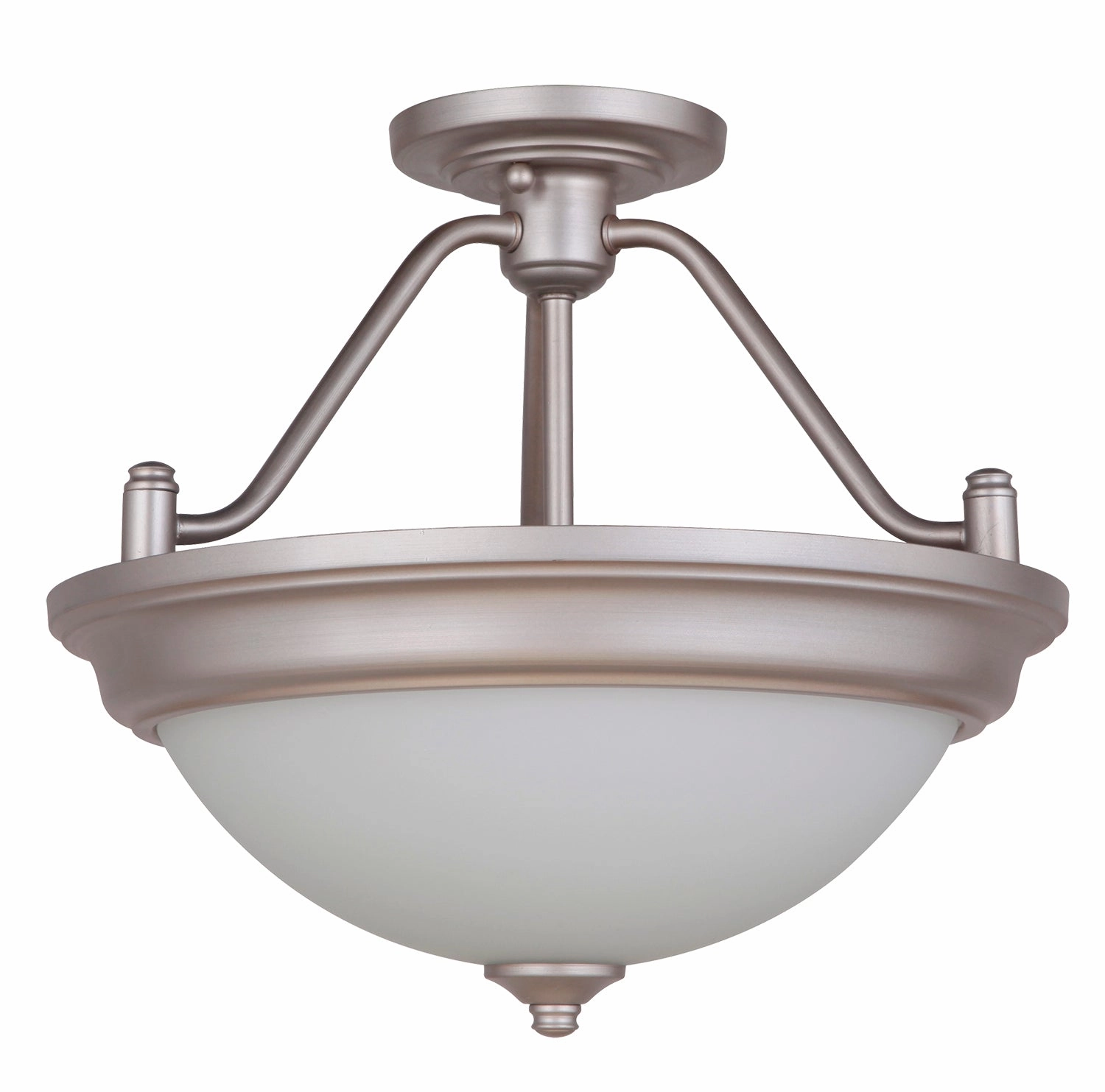 Craftmade Semiflush XPS15BNK-2W Ceiling Light - Brushed Polished Nickel Online shop Ceiling Lights