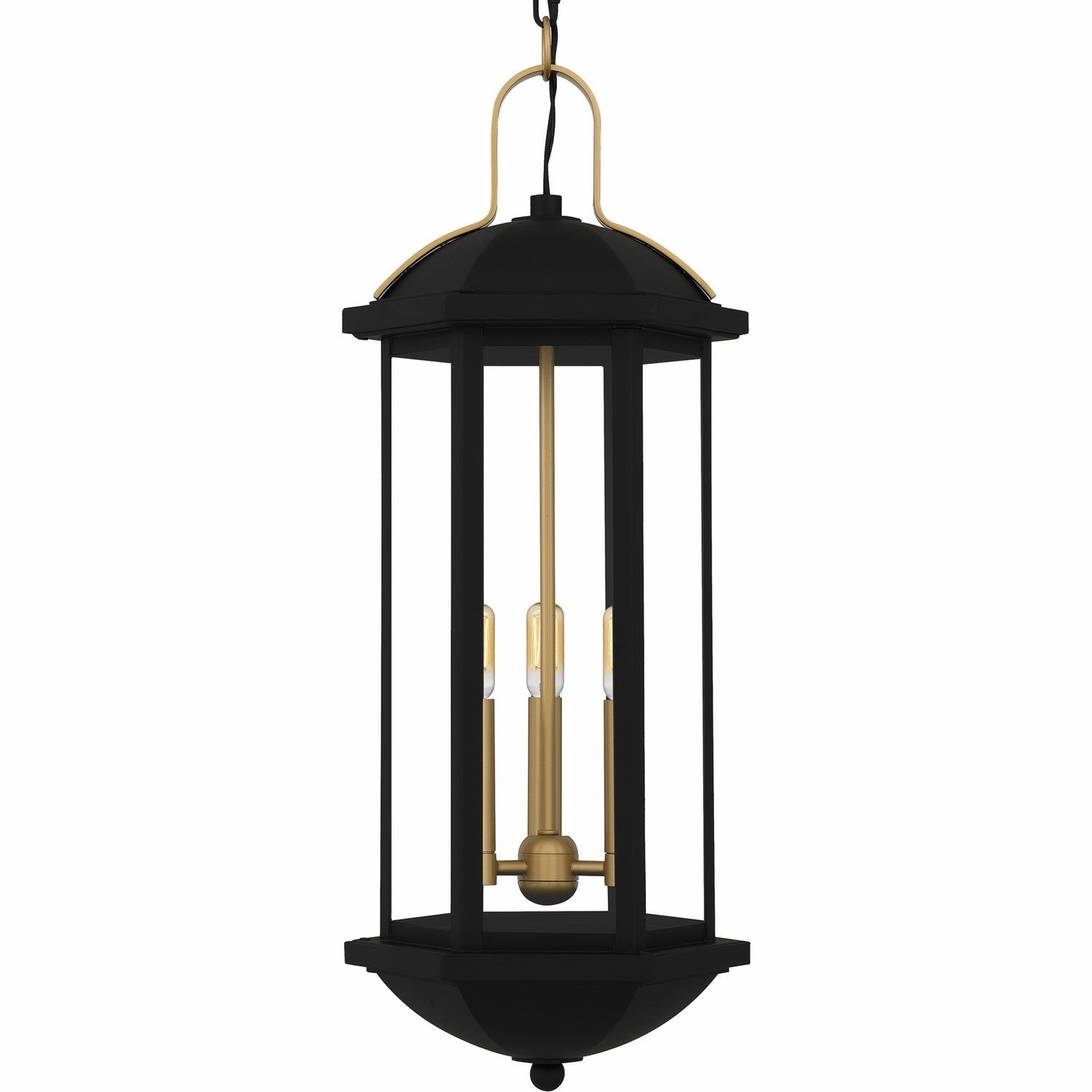 Crestfield Three Light Mini Pendant Matte Black Designer Ceiling Lights for less