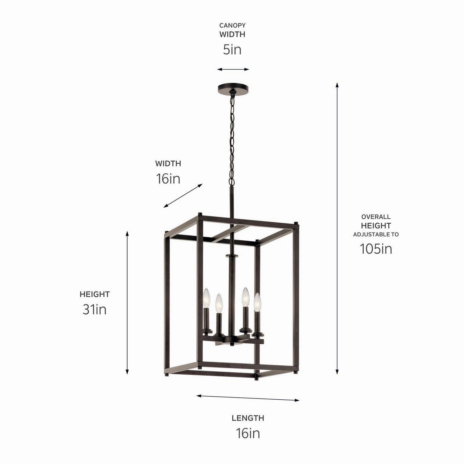 Crosby Four Light Foyer Pendant Olde Bronze Ceiling Light Fixtures on sale