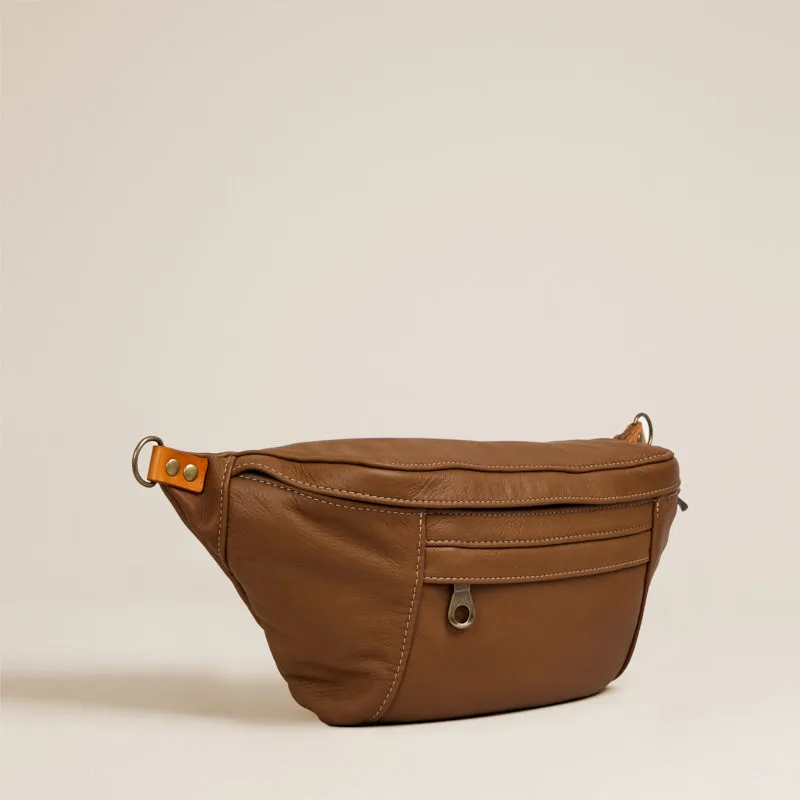 Cross Your Heart Sling - Leather Luggage
