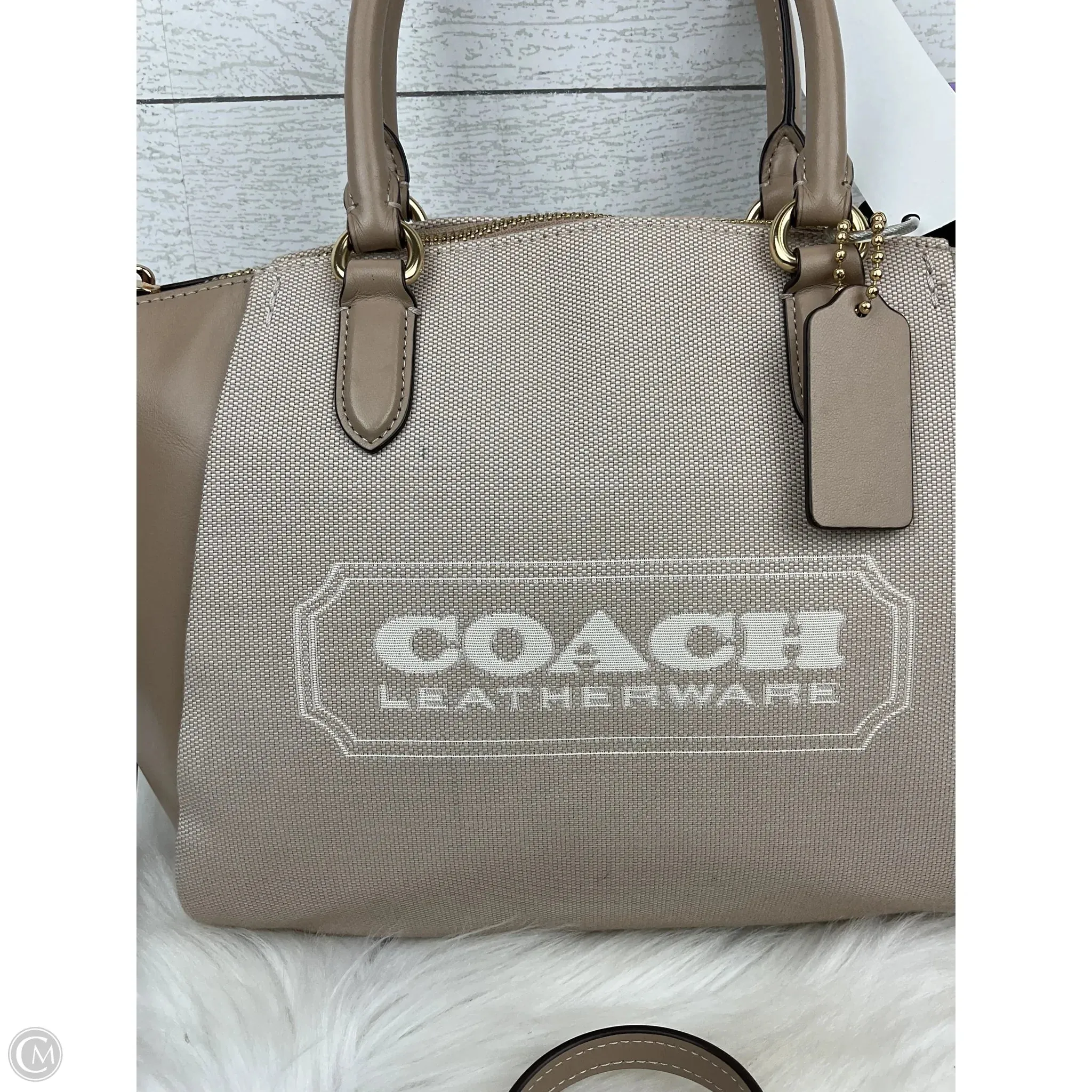 Crossbody Designer By Coach, Size: Medium