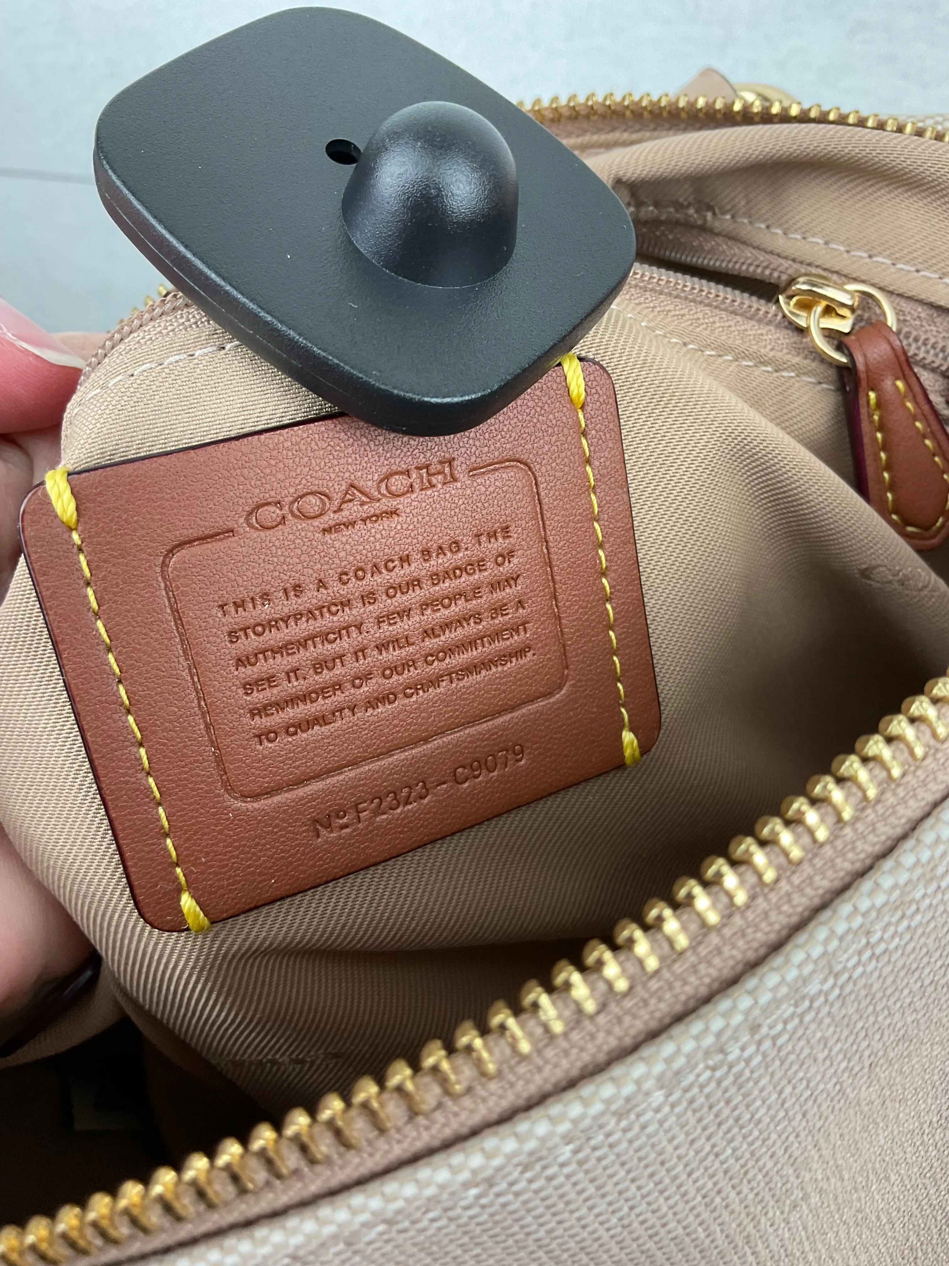 Crossbody Designer By Coach, Size: Medium